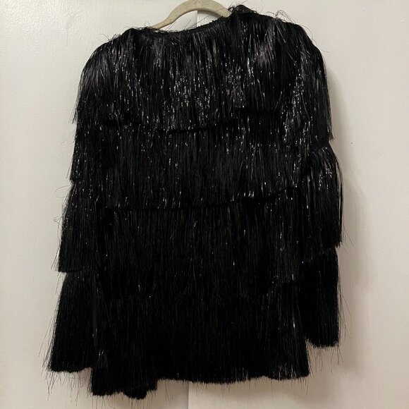 Nasty Gal Black Tinsel Jacket - Picture 4 of 4